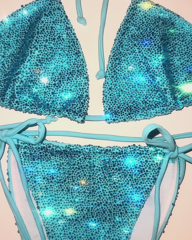 Aquamarine Crystal Bikini